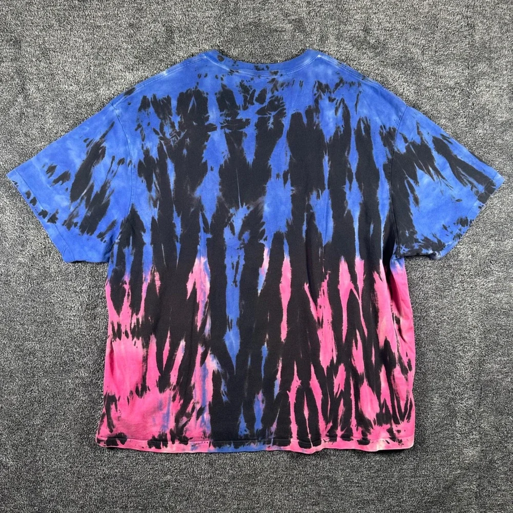 Jordan T-Shirt Mens 3XL Tie Dye Blue Pink Black Michael Jordan Graphic Bball